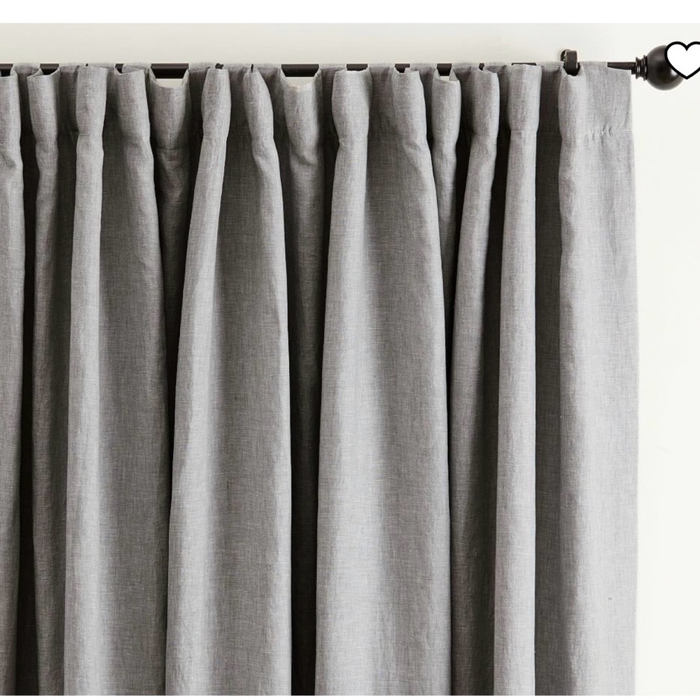 Pottery Barn Belgium Flax Linen Curtains
